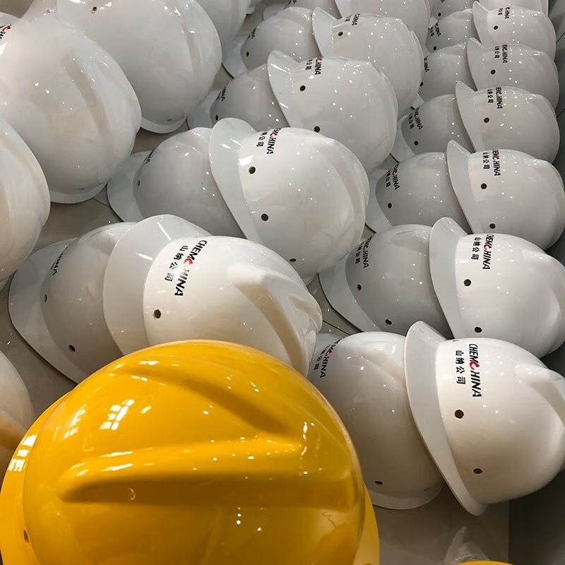 b6型玻璃鋼安全帽工地建筑施工絕緣工程防護(hù)透氣頭盔工廠印字 b6白色